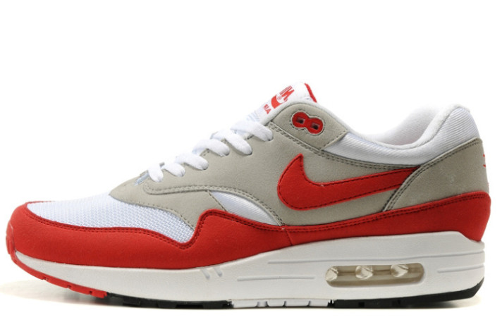 Кроссовки Nike Air Max 87 Anniversary White Red 908375-103 белые