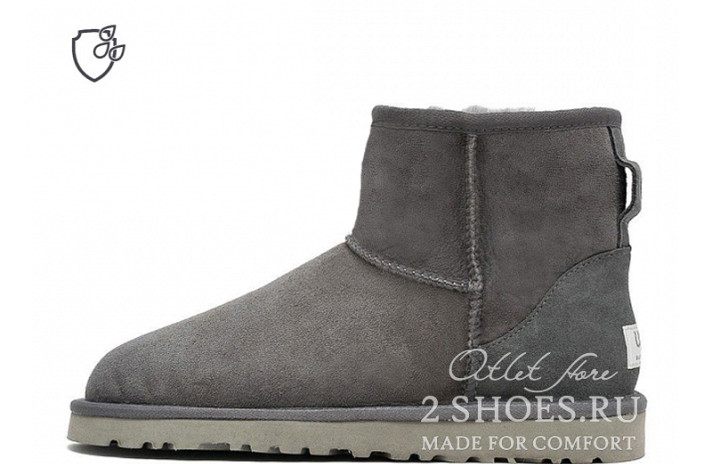 Ugg Australia Classic Mini II Gray  серые
